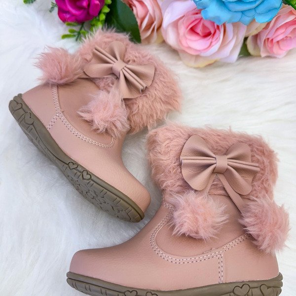 Bota/Coturno Flor Di Mila Zoe Nude-Rose