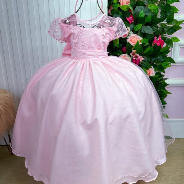 Vestido Giovanella/Giovanela Mariza Longo Rosa Bebe