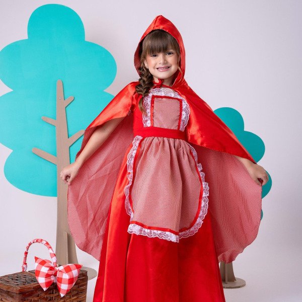 Fantasia Princesa Belli Chapeuzinho Vermelho