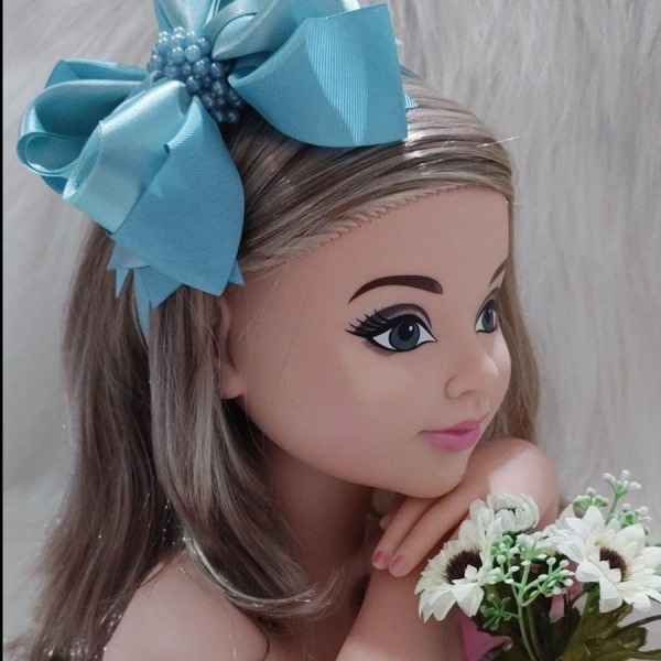 Tiara Belli Verde Tiffany Laço Miolo Perolas