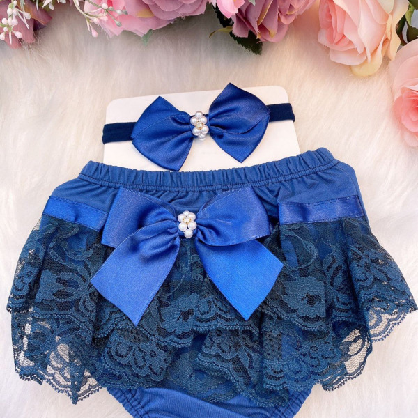Kit Bunda Rica Azul Royal/Calcinha