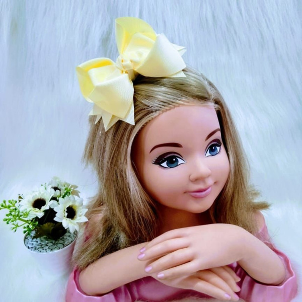 Laço Belli Amarelo Claro