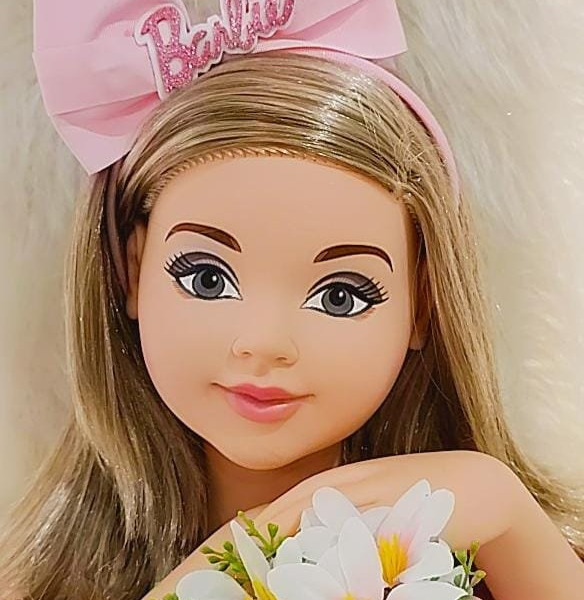 Tiara Belli Barbie Rosa Bebe