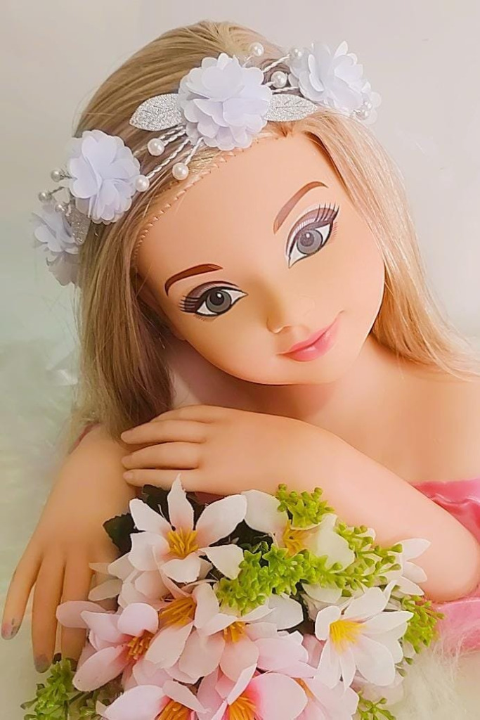 Coroa Arranjo Belli Floral Aluminio Branca