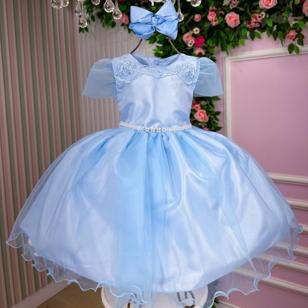 Vestido Marie Azul Bebe Carina