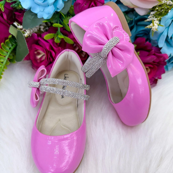 Sapatilha Flor Di MIla Maya Rosa Chiclete