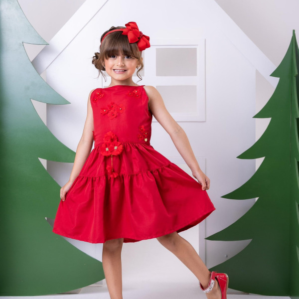 Vestido Blogueirinha Cecilia Vermelho