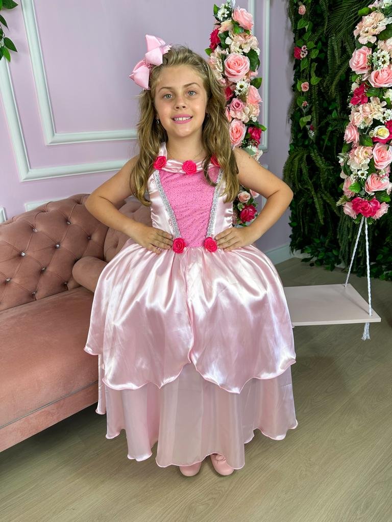 Fantasia Princesa Belli Bela Adormecida Aurora Longa