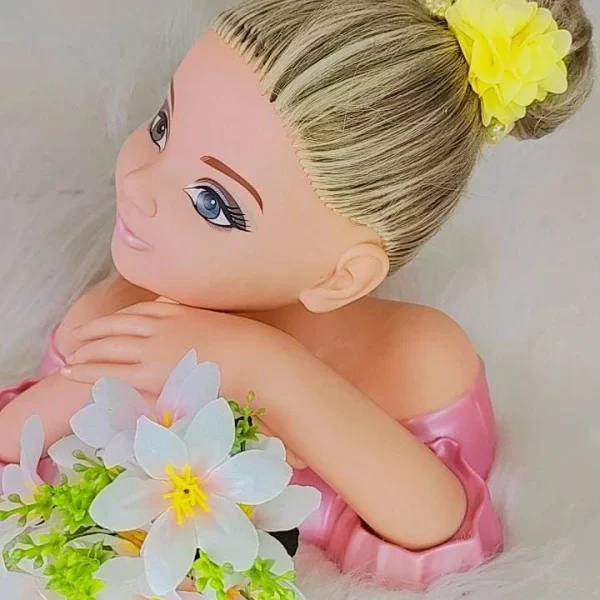 Porta Coque Belli Flor Perolas Amarelo Claro