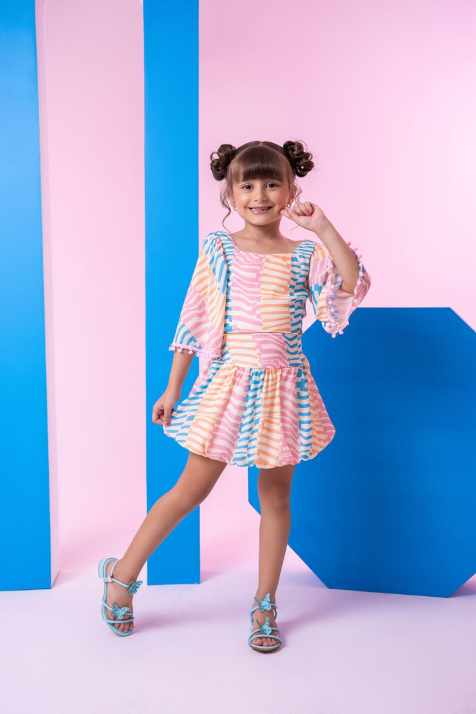 Conjunto Banana Club Alice Rosa Bebe