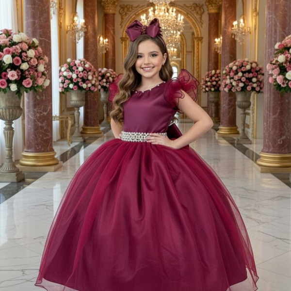 Vestido Marie Longo Amanda Marsala