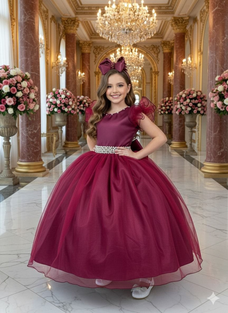 Vestido Marie Longo Amanda Marsala