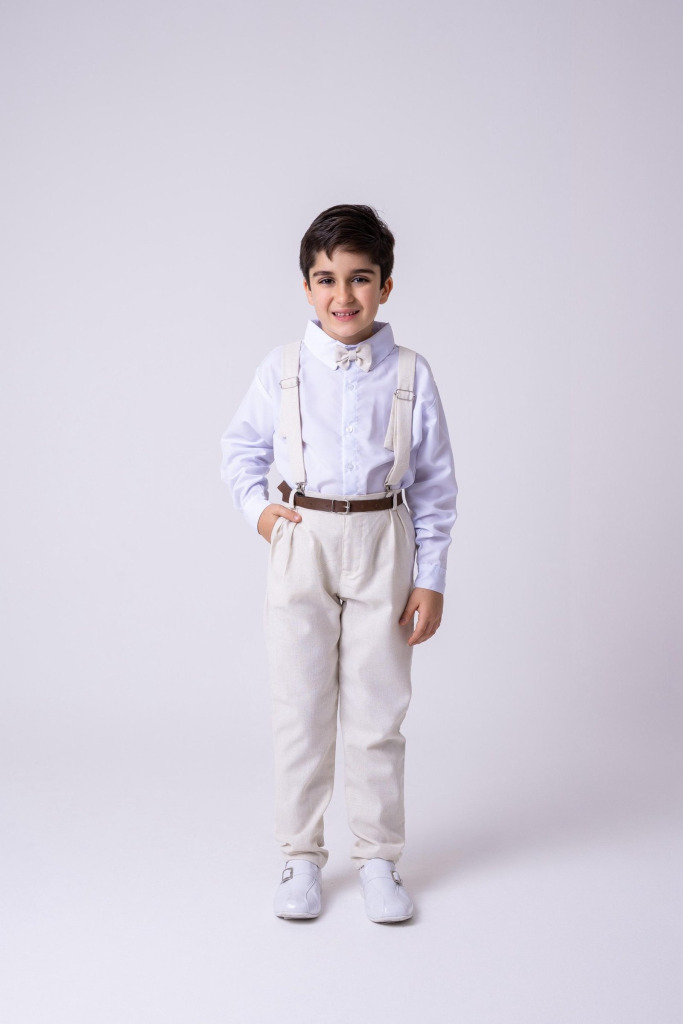 Conjunto Miss Cherry Meninos Social Linho Vitor