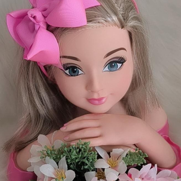 Tiara Belli Laço Rosa Chiclete