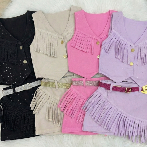 Conjunto Blogueirinha Boiadeira Maraisa