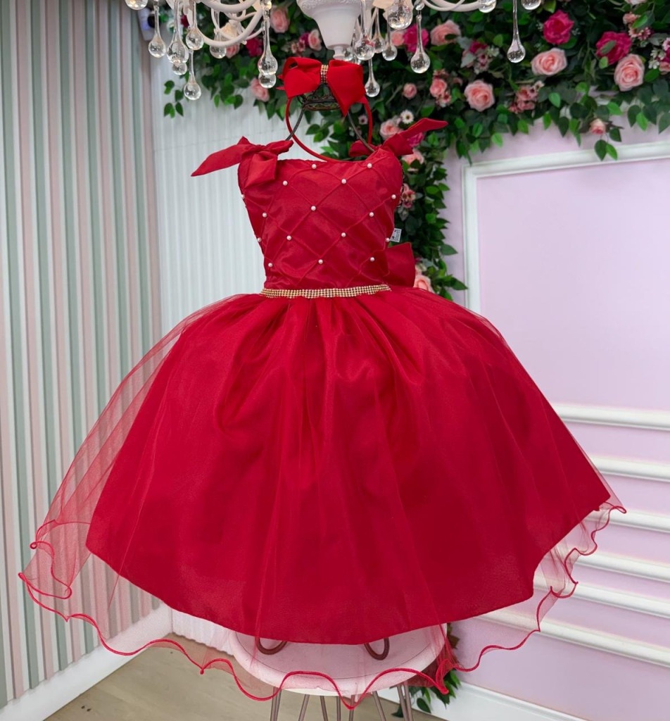 Vestido Marie Mariely Vermelho