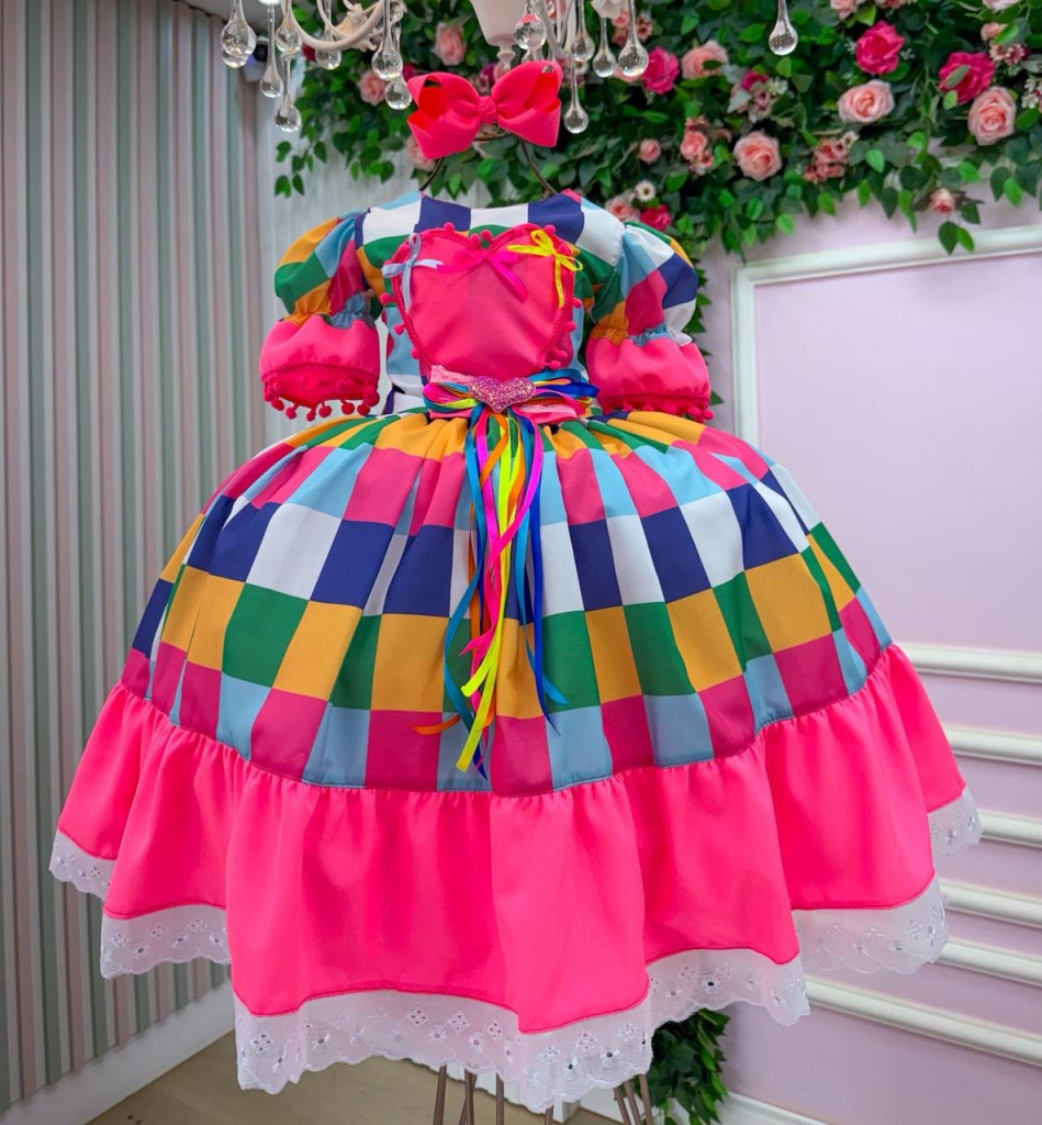 Vestido Marie Junino Quermesse do Interior