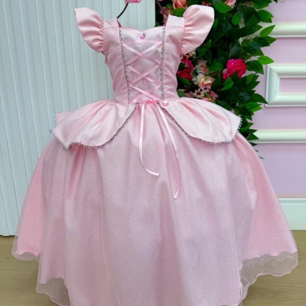 Fantasia/ Vestido Mini Miss Longo A Bela Adormecida – Aurora